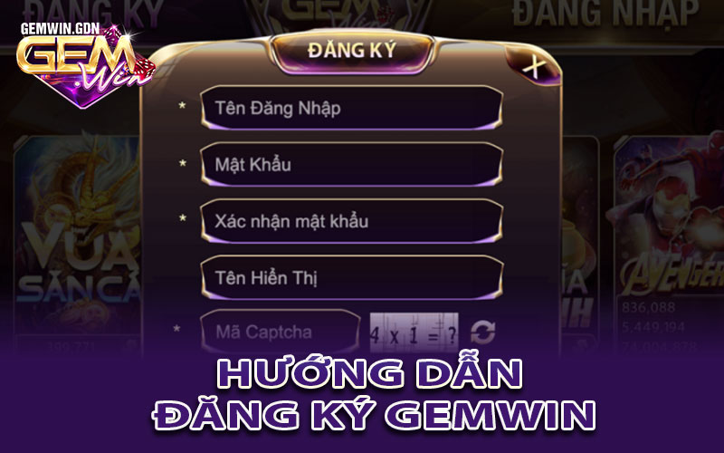 Hướng dẫn chi tiết để đăng ký Gemwin